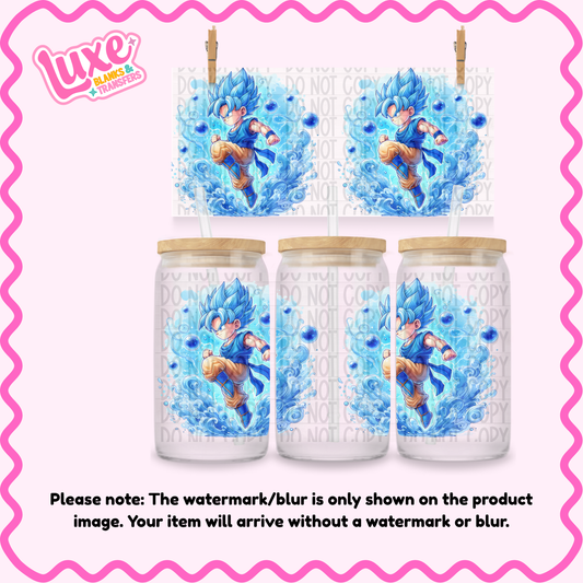 16oz UV DTF Wrap | Anime DBZ | #N232