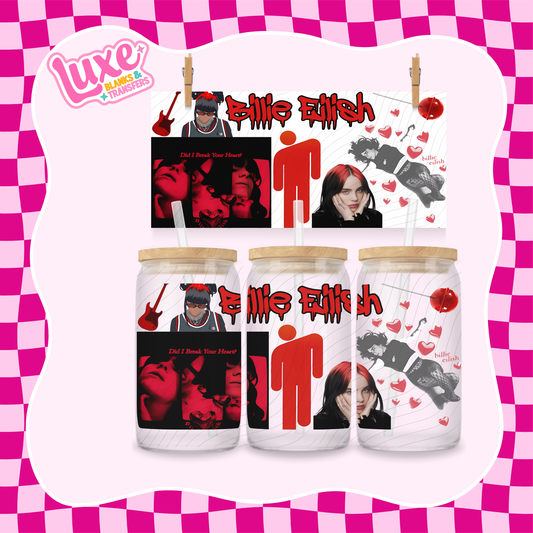 B.Eilish | 16oz UV DTF Wrap | #1463