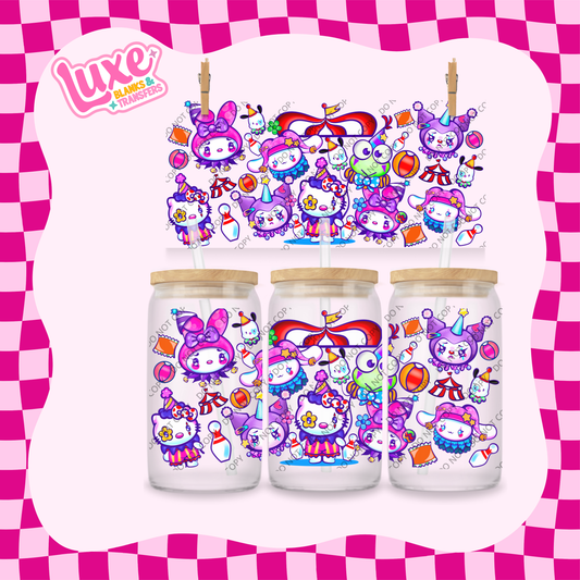 16oz UV DTF Wrap | San.rio Circus | #1950