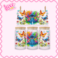 16oz UV DTF Wrap | Blue Alien Butterflies | #2740