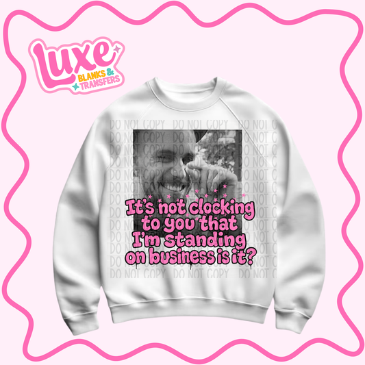 DTF Heat Transfer | Standing On Business Biebs | #1076