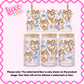 16oz UV DTF Wrap | Heart Locket Y3llow Bear | #3711