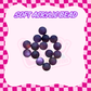 Round Acrylic Bead | Ombre Purple