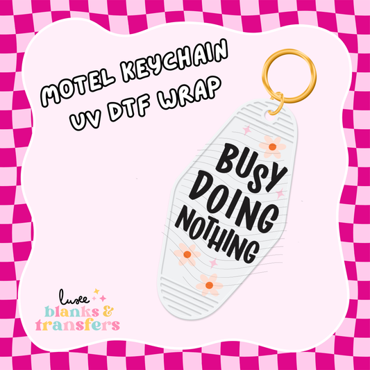 Motel Keychain UV DTF Wrap (#C34)