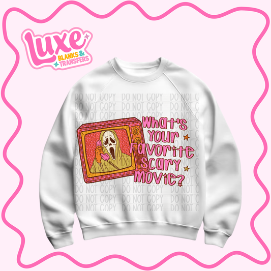 DTF Heat Transfer | Fav Scary Movie | #1077