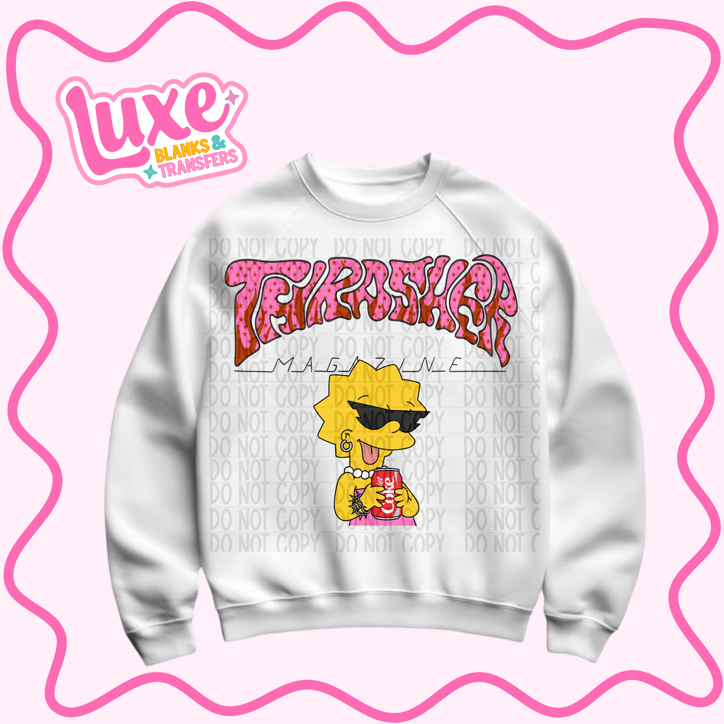 DTF Heat Transfer | Thrash3r Lisa | #1079