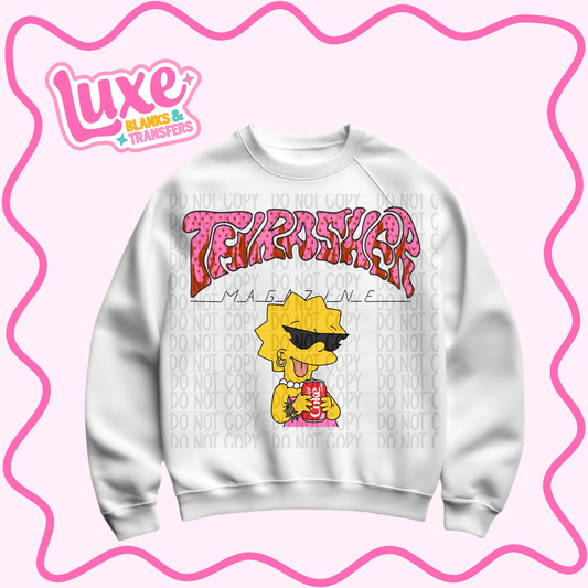 DTF Heat Transfer | Thrash3r Lisa | #1079