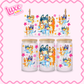 16oz UV DTF Wrap | Cutesy Dog Family | #2744