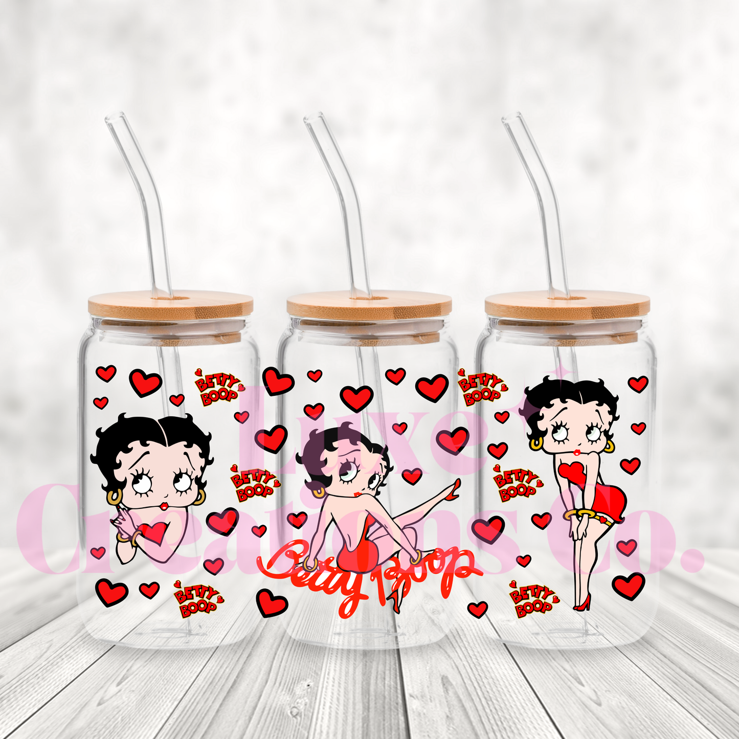 Betty Boop UV DTF Wrap by Luxe (#278)