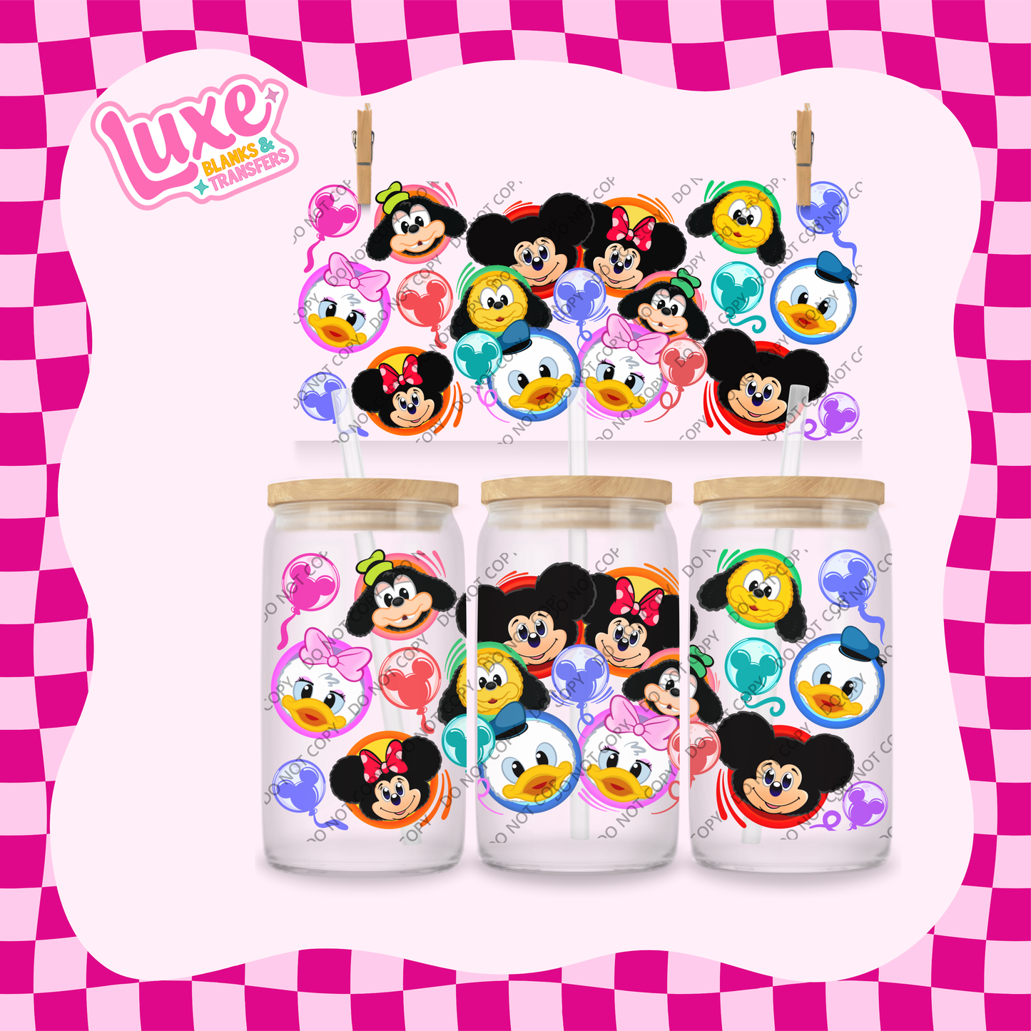 16oz UV DTF Wrap | Mickey & Friends | #1956