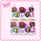 16oz UV DTF Wrap | Brat/z Hearts | #3229