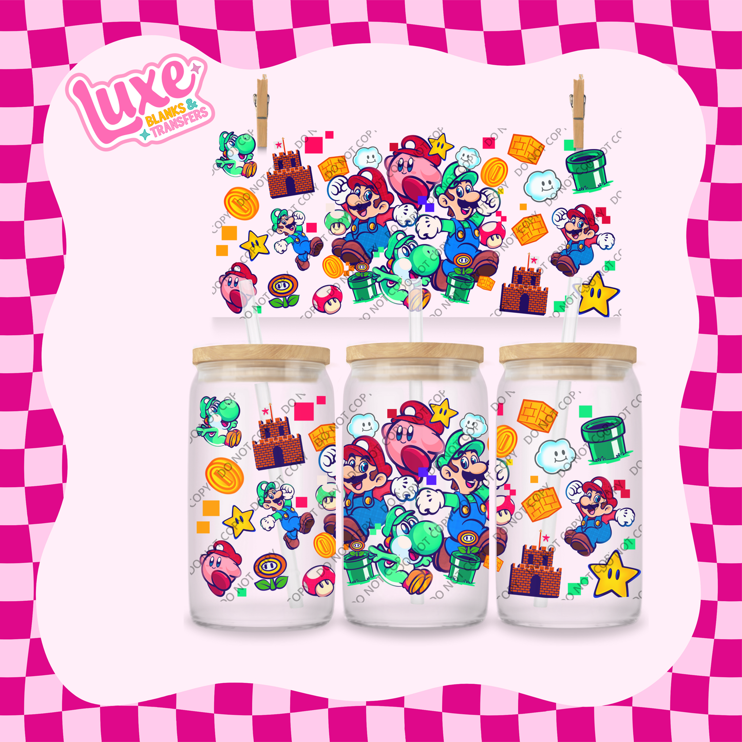 16oz UV DTF Wrap | Super Brothers. | #1958