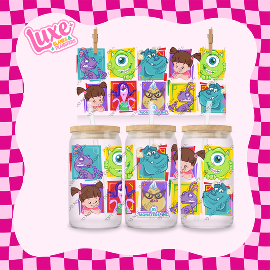 16oz UV DTF Wrap | Monsters Kids Movie | #1960