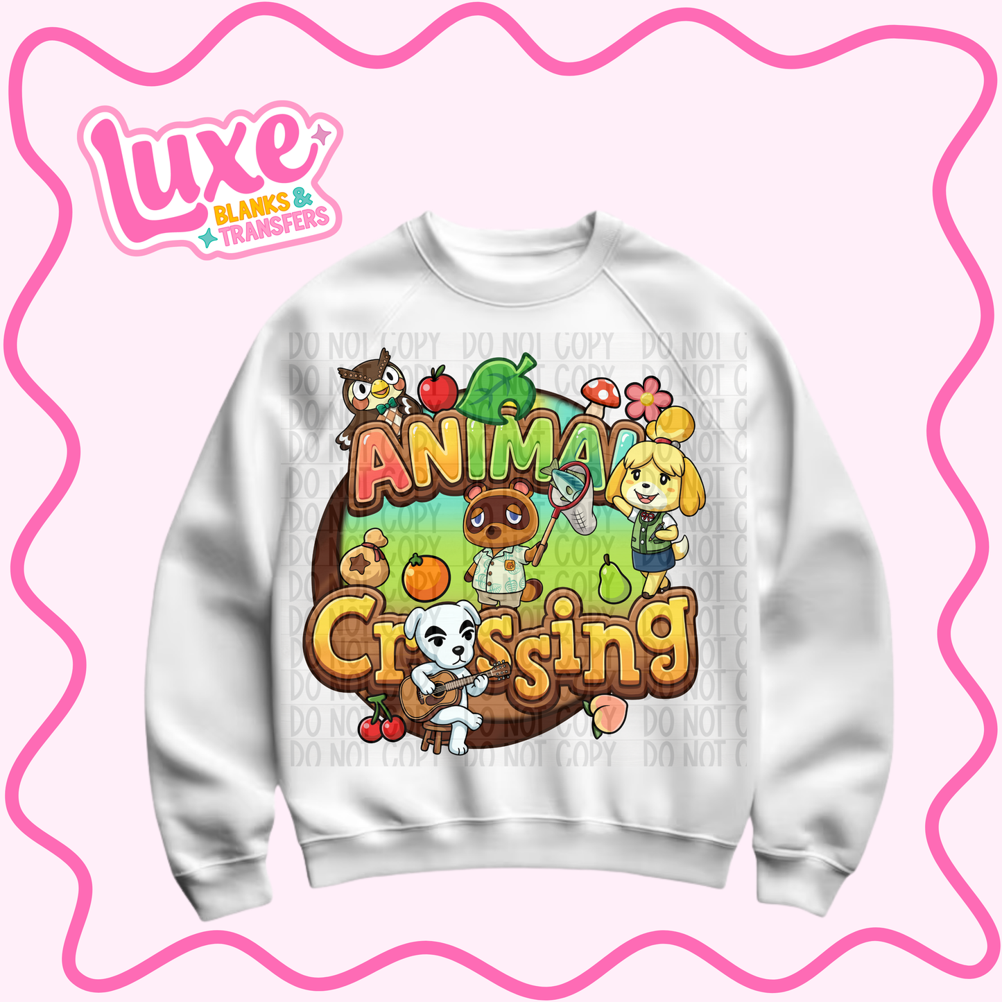 DTF Heat Transfer | Animal Crossing Game | #1085
