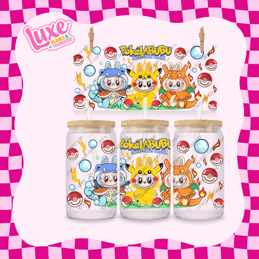 16oz UV DTF Wrap | Poke Bubu | #1962