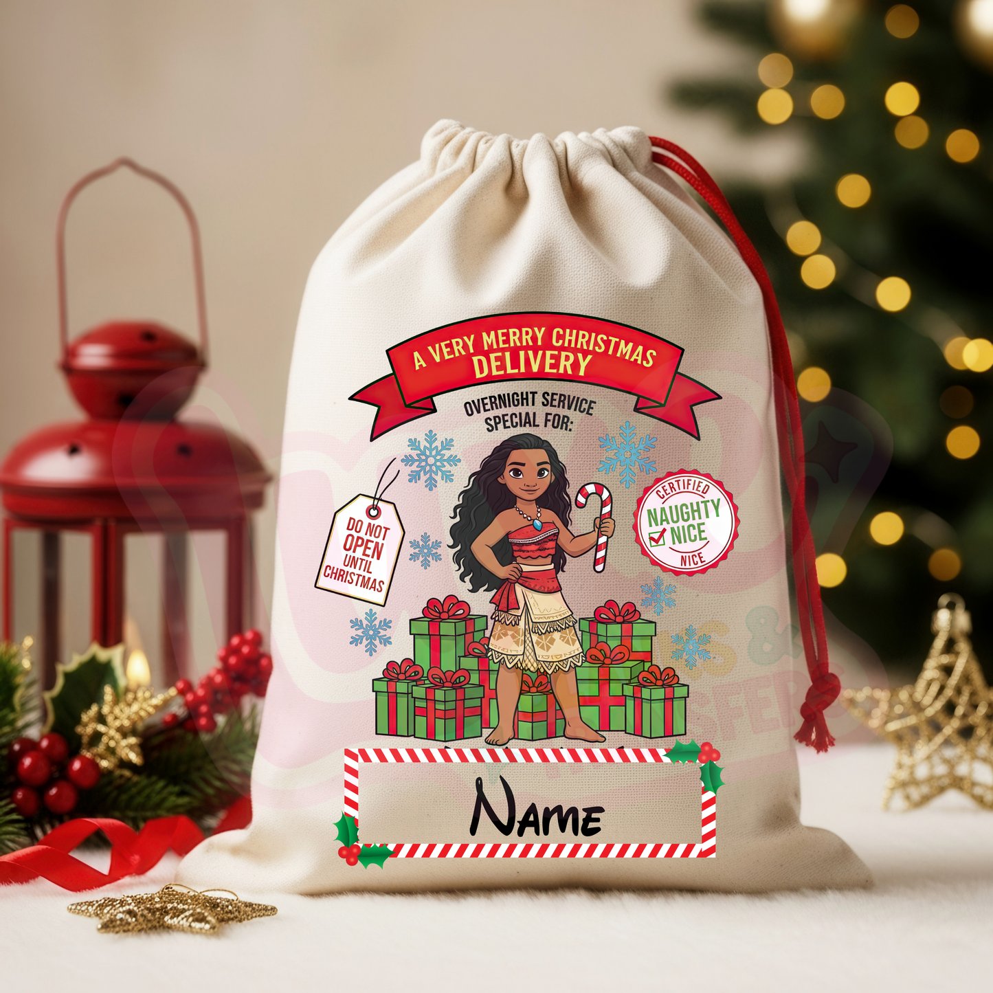 Island Character | Santa Sack DTF Heat Transfer | #34