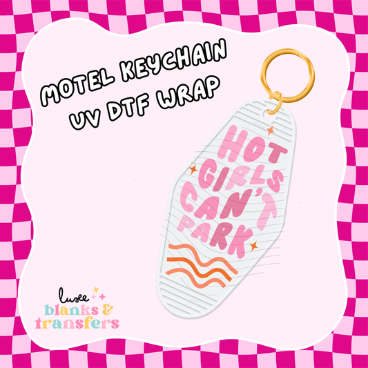 Motel Keychain UV DTF Wrap (#C35)
