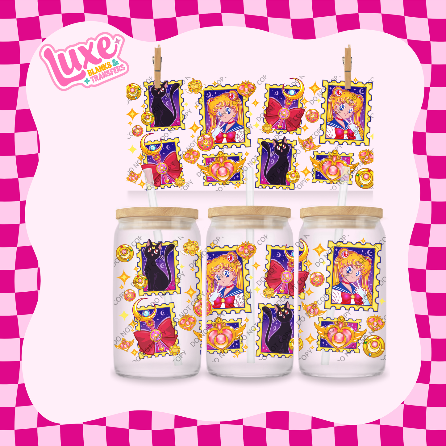 16oz UV DTF Wrap | Sailor Stamps | #1963