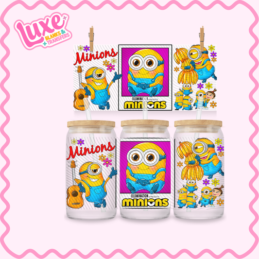 16oz UV DTF Wrap | Minions Polaroid | #3234