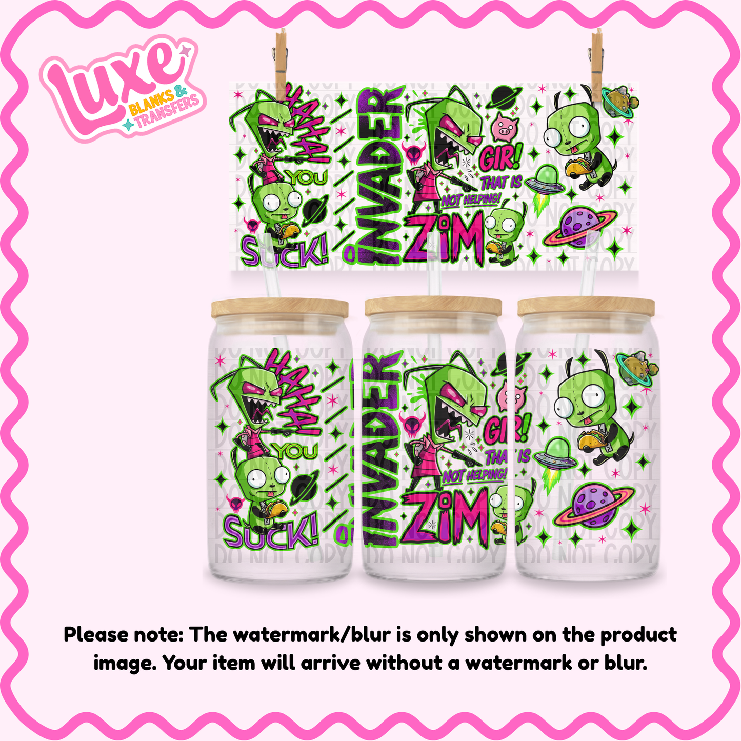 16oz UV DTF Wrap | Invad3r Z1m | #4032