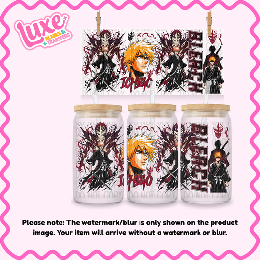 16oz UV DTF Wrap | Bl3ach Anime | #4033