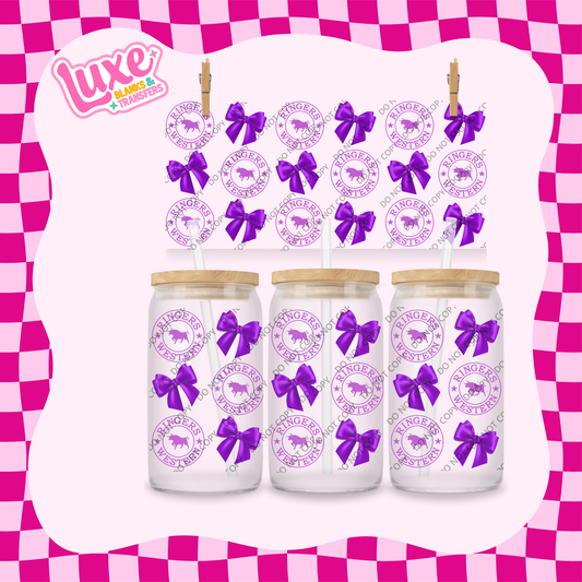 16oz UV DTF Wrap | Ringers Brand Purple | #1965