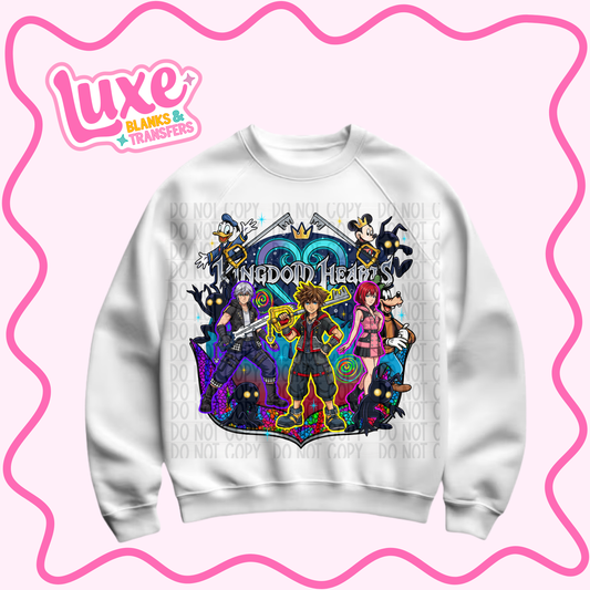 DTF Heat Transfer | Kingdom Hearts | #1091
