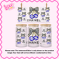 16oz UV DTF Wrap | Blue Cherry Boujee | #1611