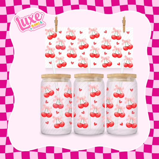 Coquette Cherrys UV DTF Wrap (#1008)