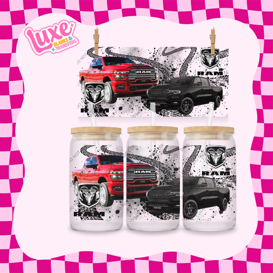 16oz UV DTF Wrap | Ram Car | #1968