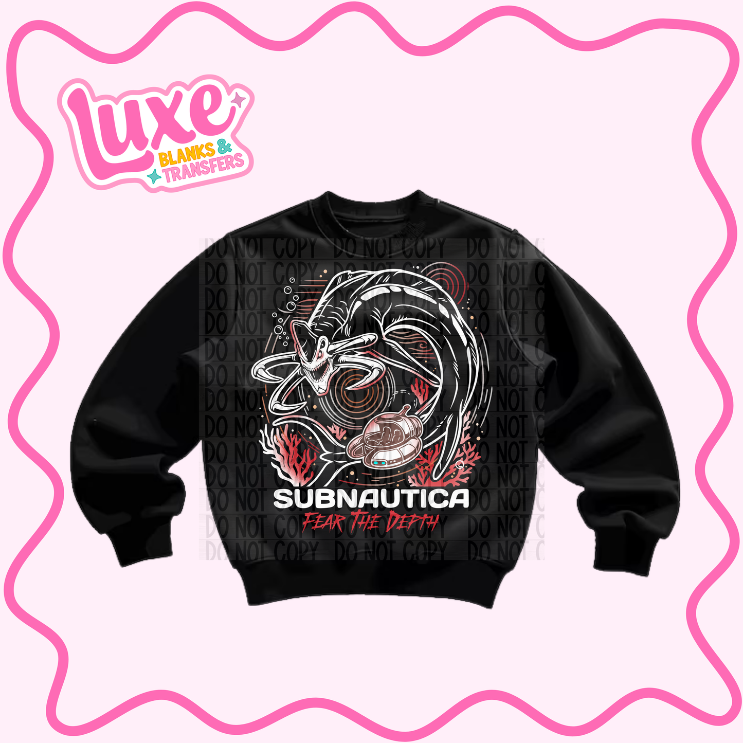 DTF Heat Transfer | Sub/naut1ca Red | #1093