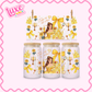 16oz UV DTF Wrap | Beauty Princess Yellow | #2761