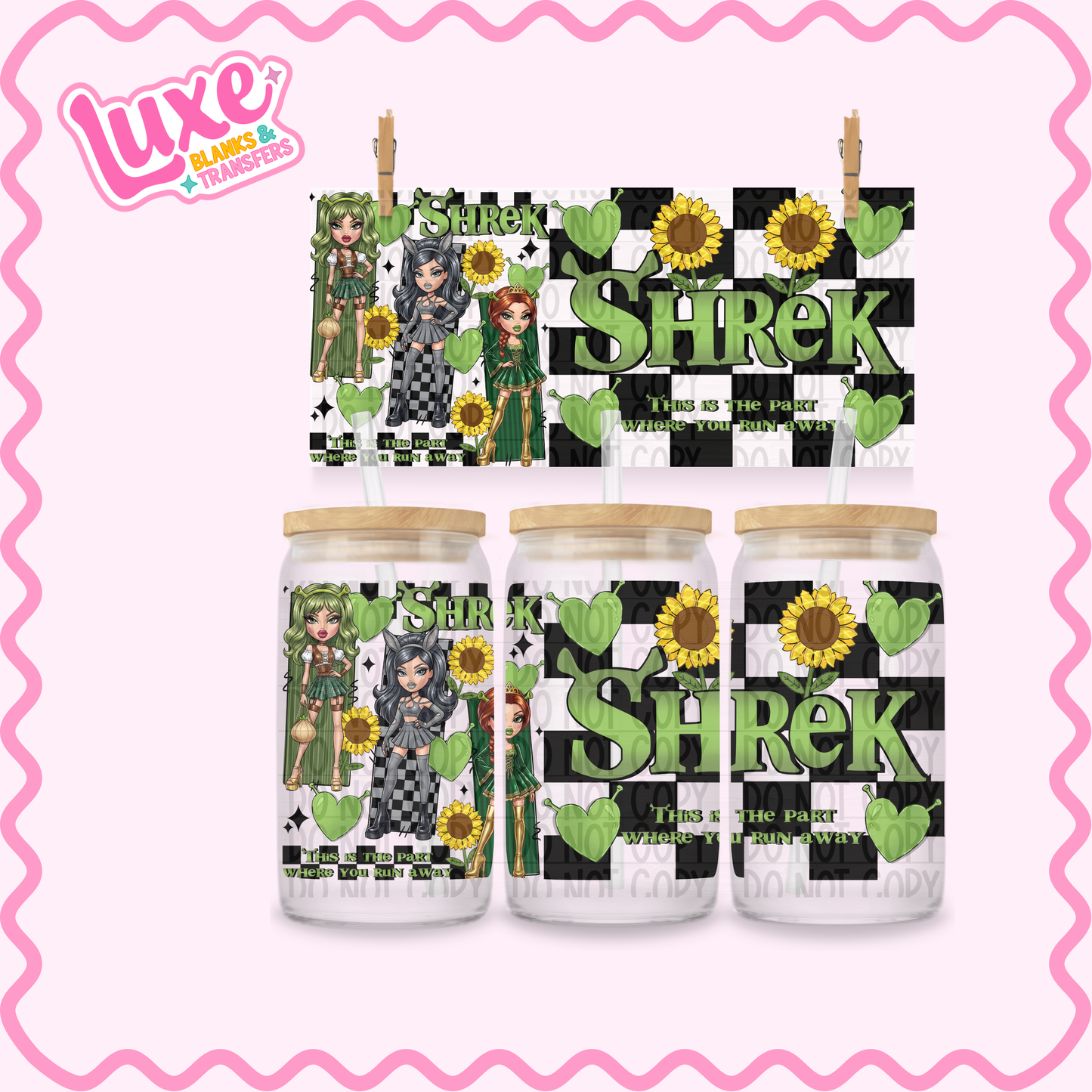 16oz UV DTF Wrap | Shre/k Brat | #3408