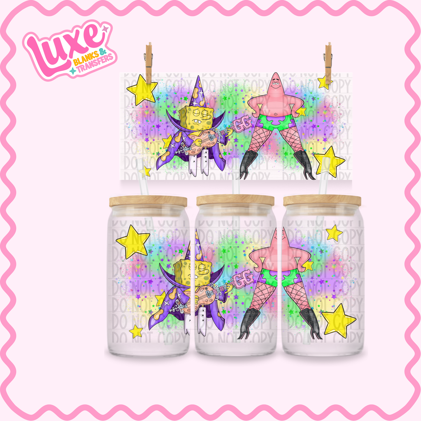 16oz UV DTF Wrap | Goofy Goober Sponge | #2433