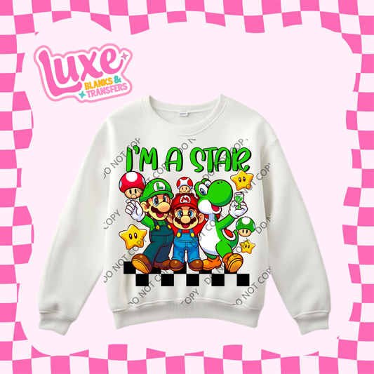 DTF Heat Transfer | I'm A Star | #334