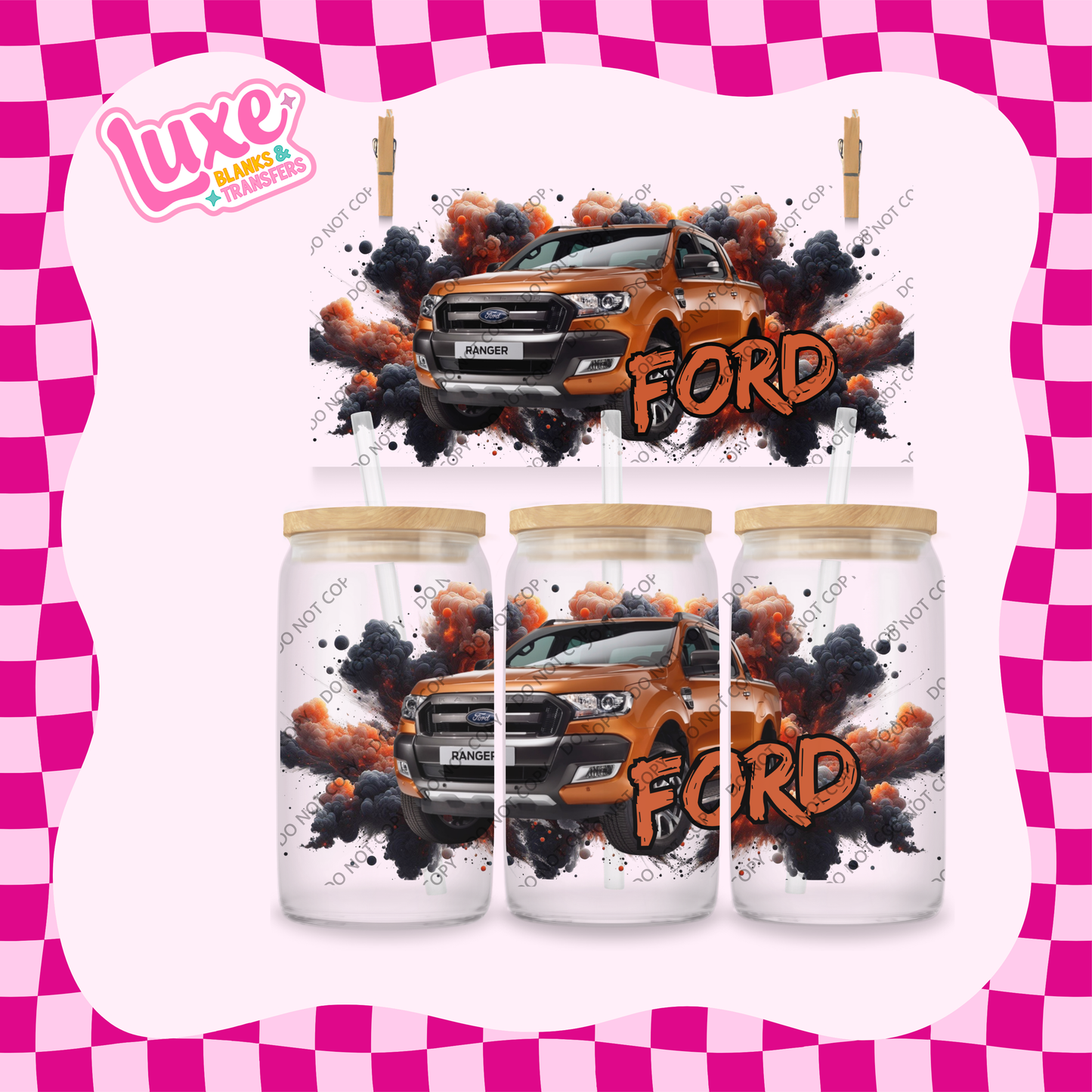 16oz UV DTF Wrap | Ford | #1974