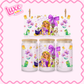 16oz UV DTF Wrap | Tangled Princess Purple | #2763