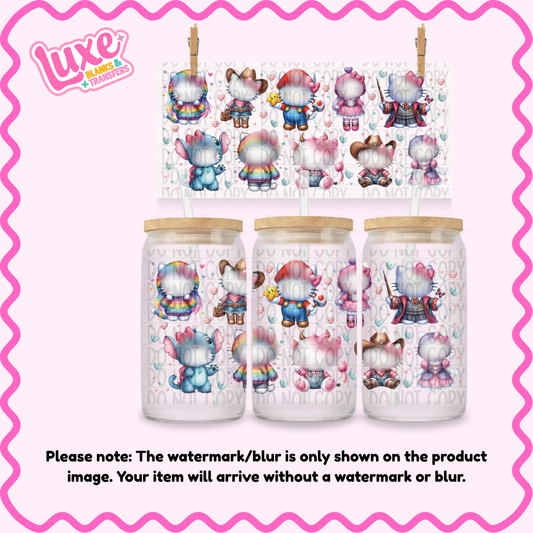16oz UV DTF Wrap | Hi Cat Mashup 2 | #1650