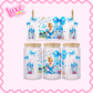 16oz UV DTF Wrap | Cind. Princess Blue Bow | #2764