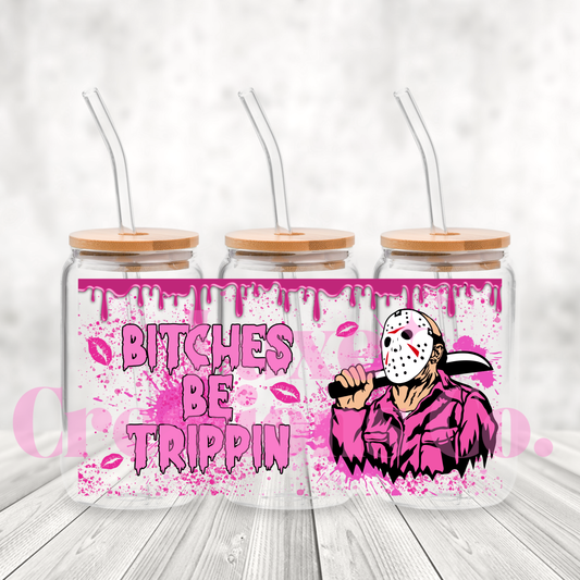 Pink Horror UV DTF Wrap (#289)