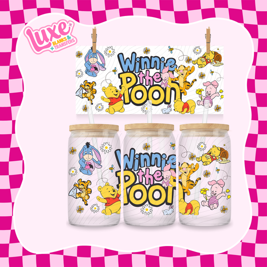 Win & Friends Writing | 16oz UV DTF Wrap | #1488