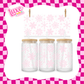 Pink Snowflakes UV DTF Wrap (#996)