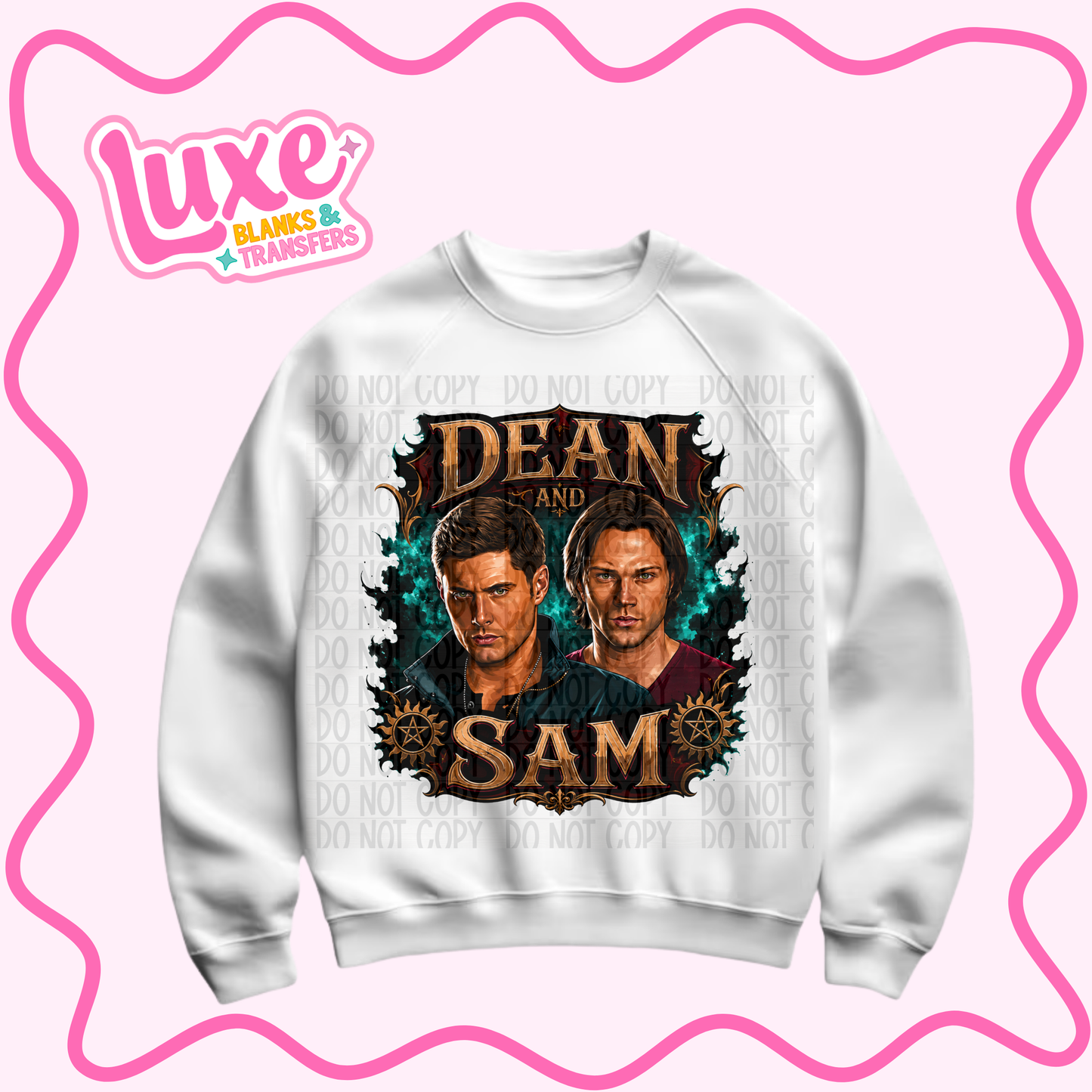 DTF Heat Transfer | Dean Sam Super TV Show | #1101