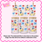 16oz UV DTF Wrap | Snow Bows | #1657
