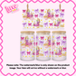 16oz UV DTF Wrap | T4ngl3 Bows | #1660