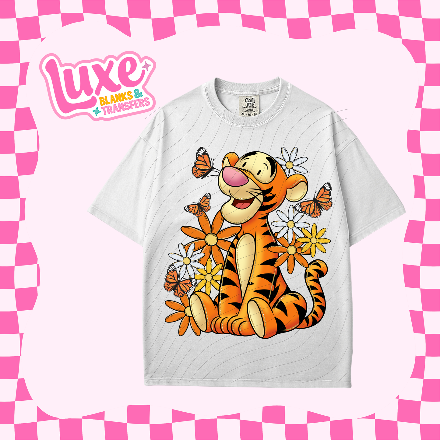 Tiger Flowers | DTF Heat Transfer | #36