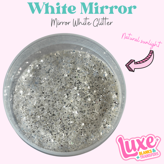 “White Mirror” Chunky Mix Glitter