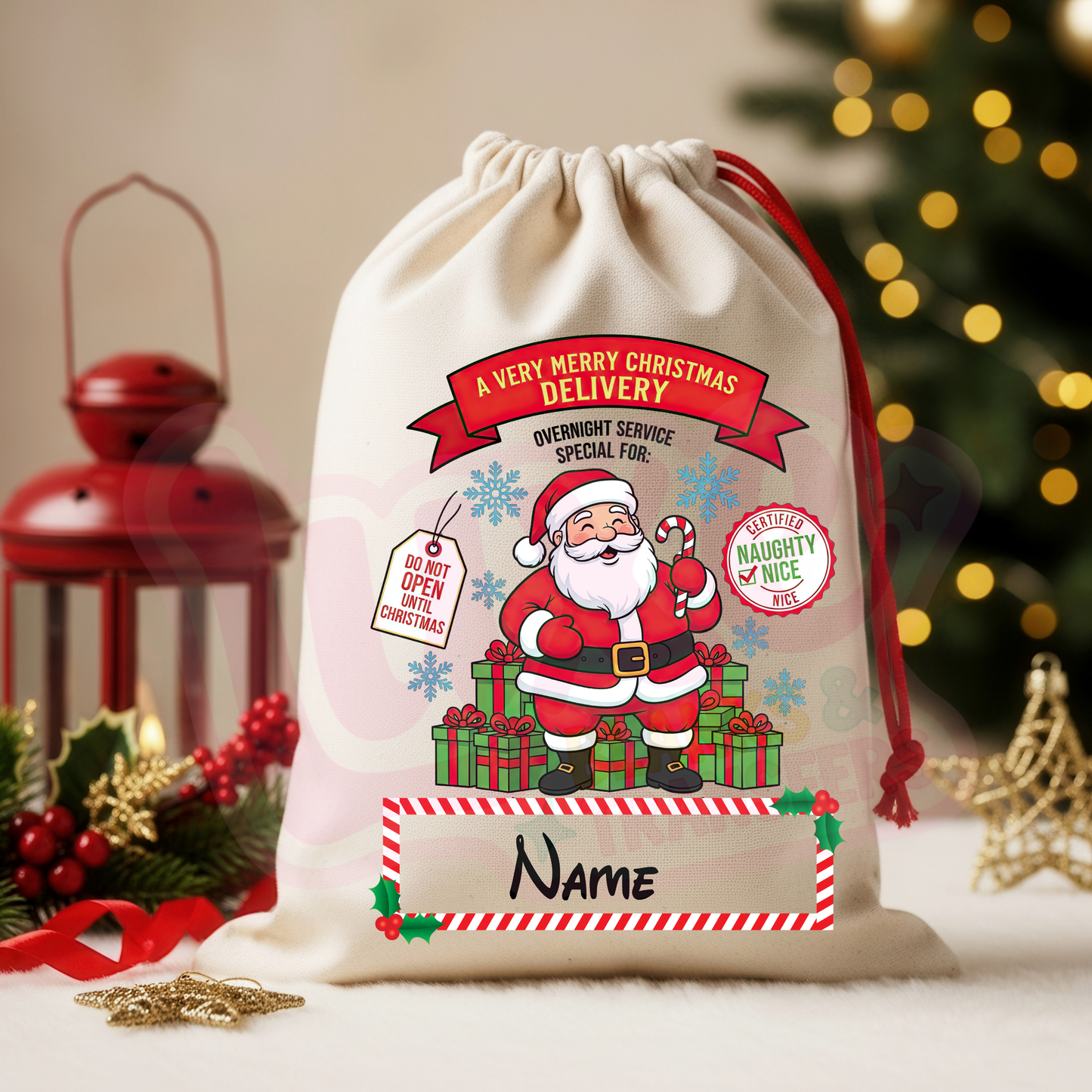 Santa | Santa Sack DTF Heat Transfer | #36