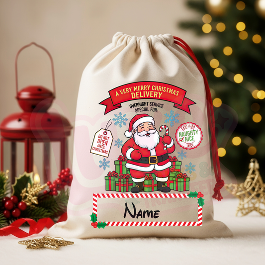 Santa | Santa Sack DTF Heat Transfer | #36