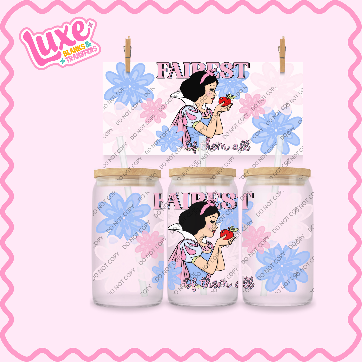 16oz UV DTF Wrap | Fairest Of Them All | #2136